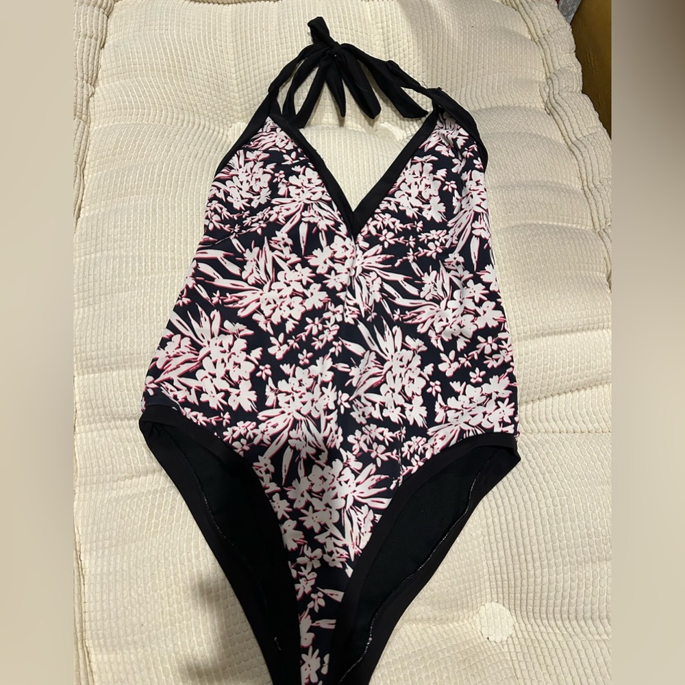 Cheeky floral one piece swimsuit